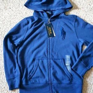 Polo Cardigan w Hood-Classic